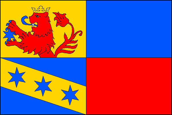 Flag of Josefův Důl, Central Bohemian Region