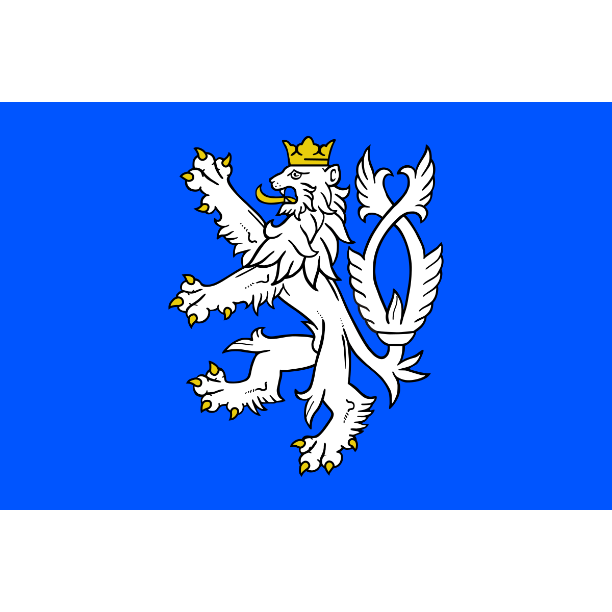 Flag of Kalabousek, Central Bohemian Region