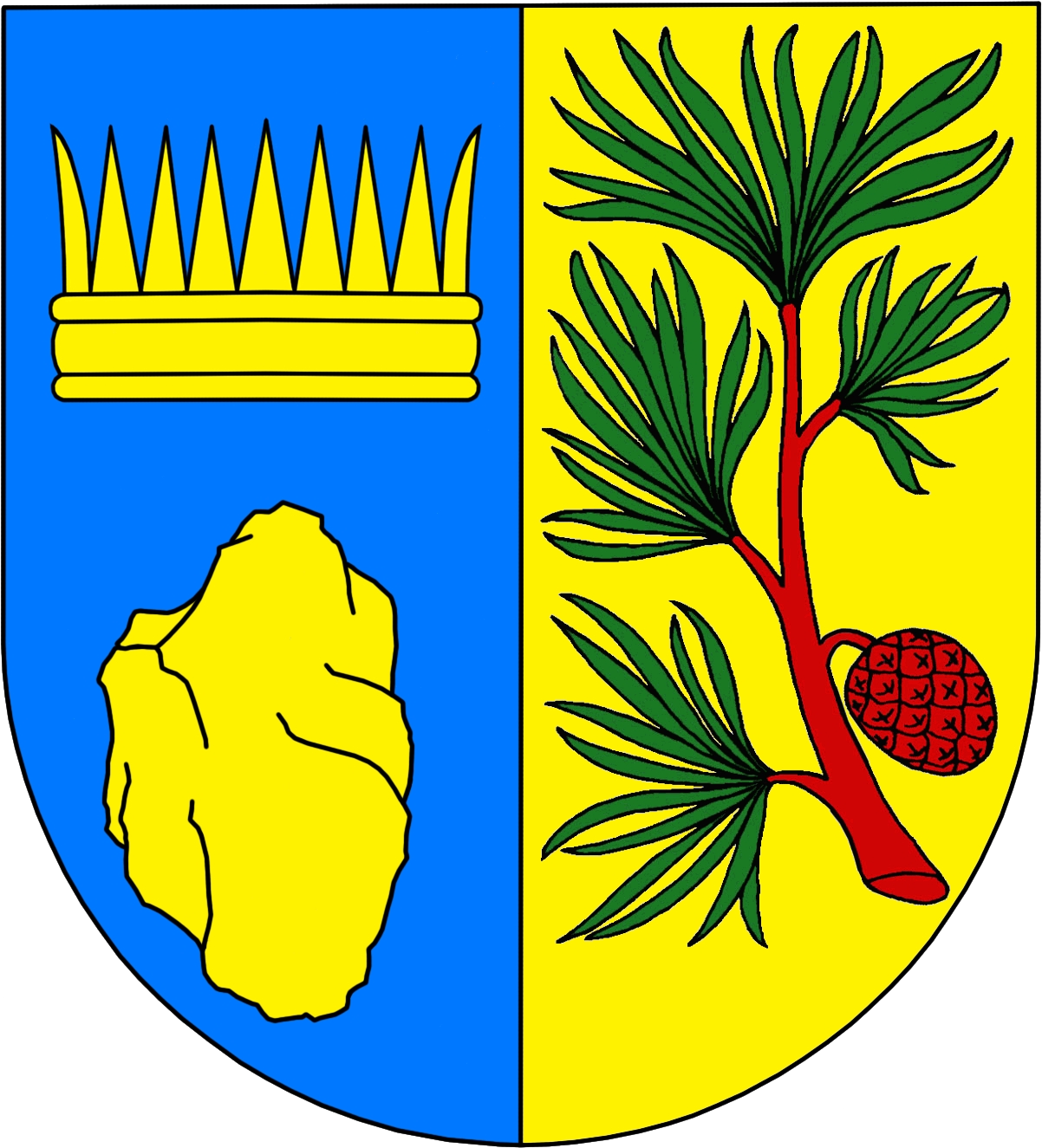 Coat of arms of Kámen, Ústí nad Labem Region