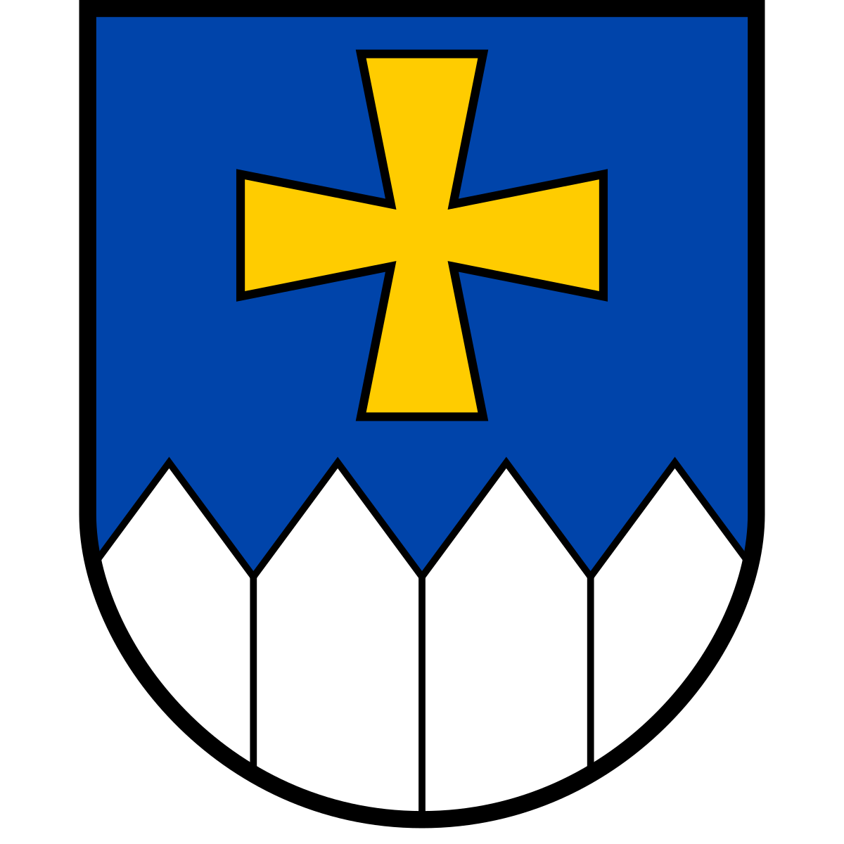 Znak obce Kamenec, kraj Moravskoslezský kraj