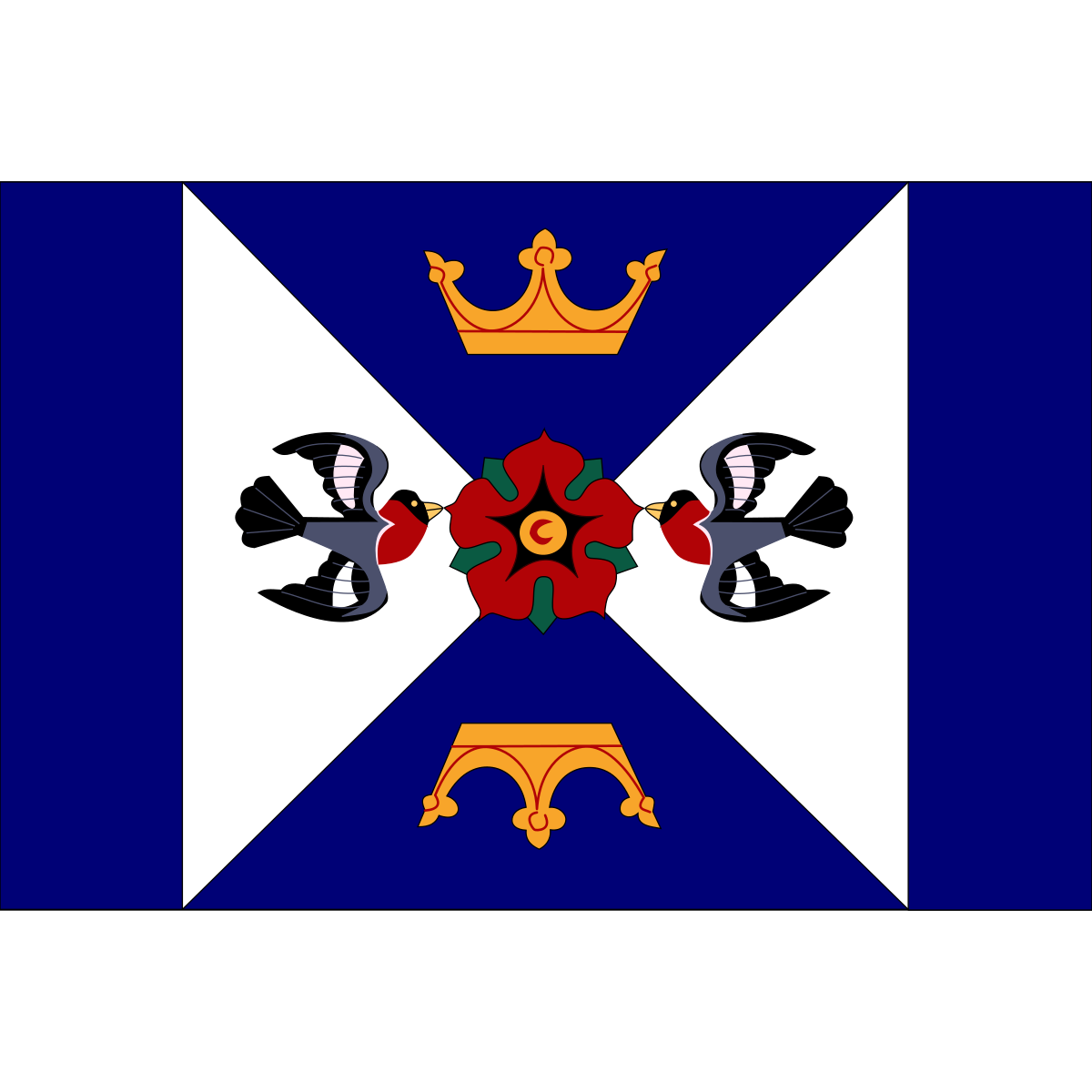Flag of Kamenec, Zlín Region