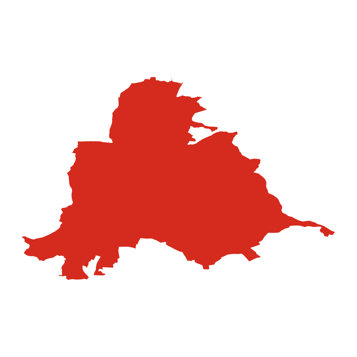 Kamenička boundary map