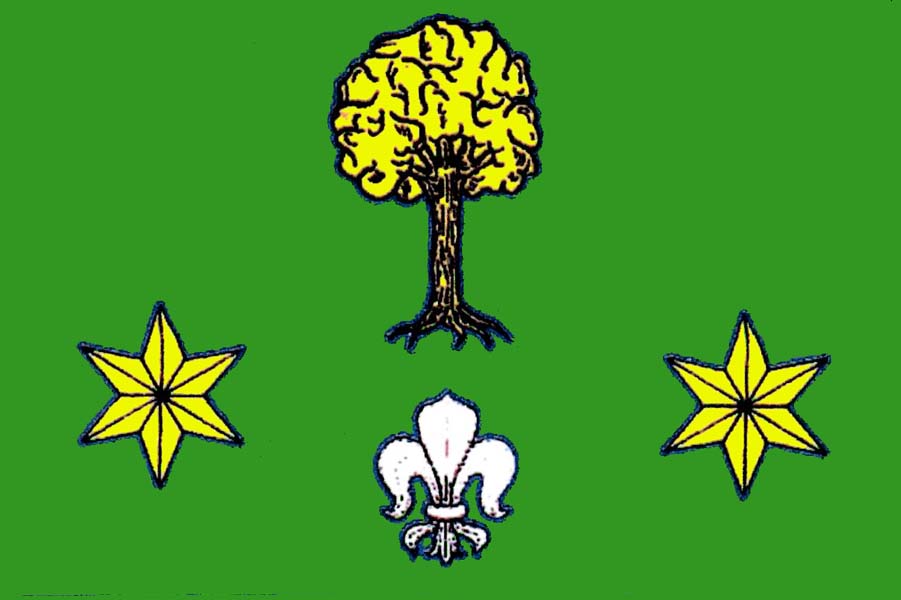 Flag of Katov, South Moravian Region
