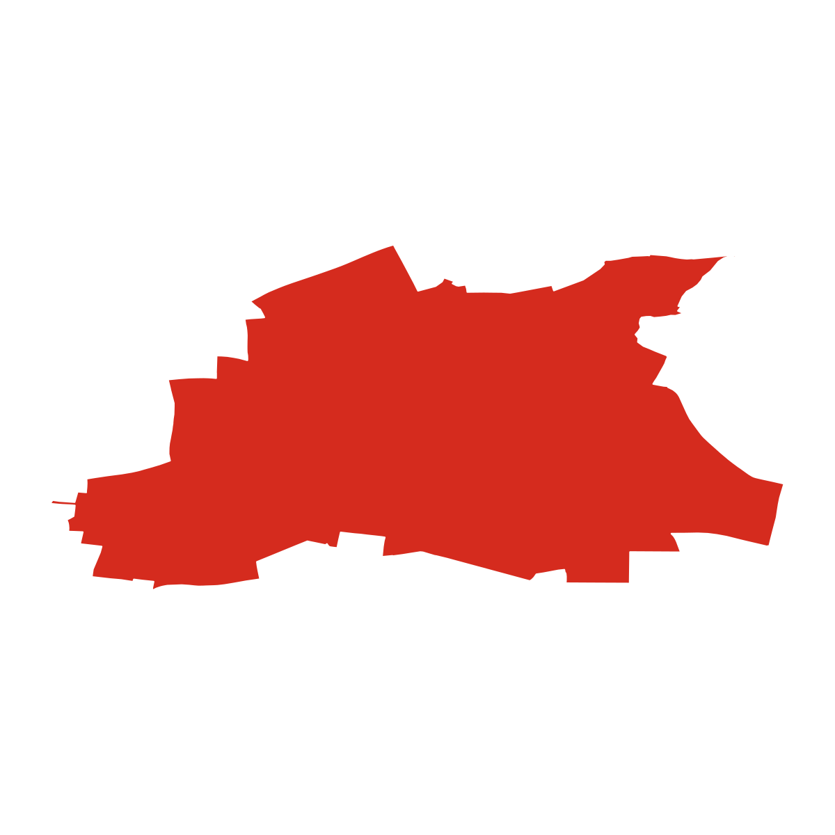 Kbely boundary map