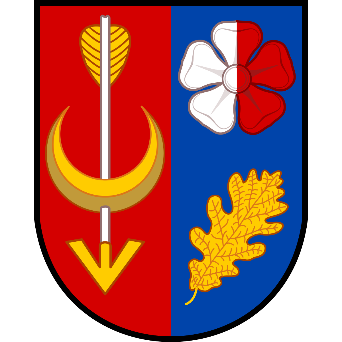 Coat of arms of Kbílek, Central Bohemian Region