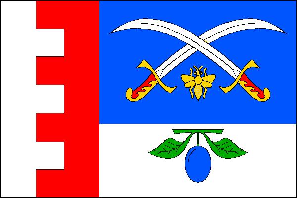 Flag of Kelníky, Zlín Region