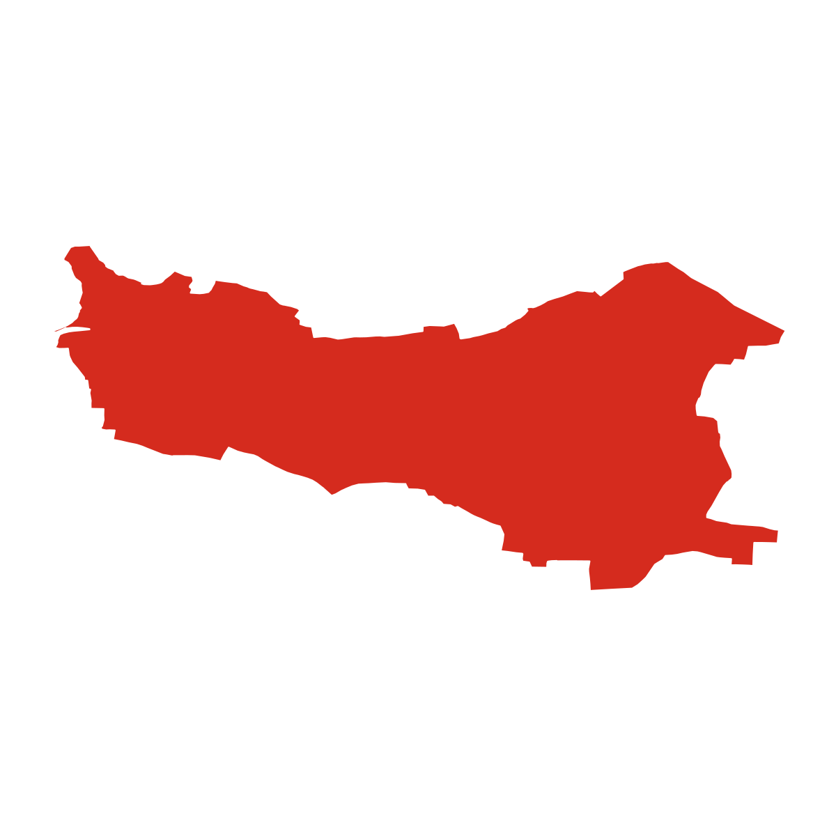 Kladruby boundary map