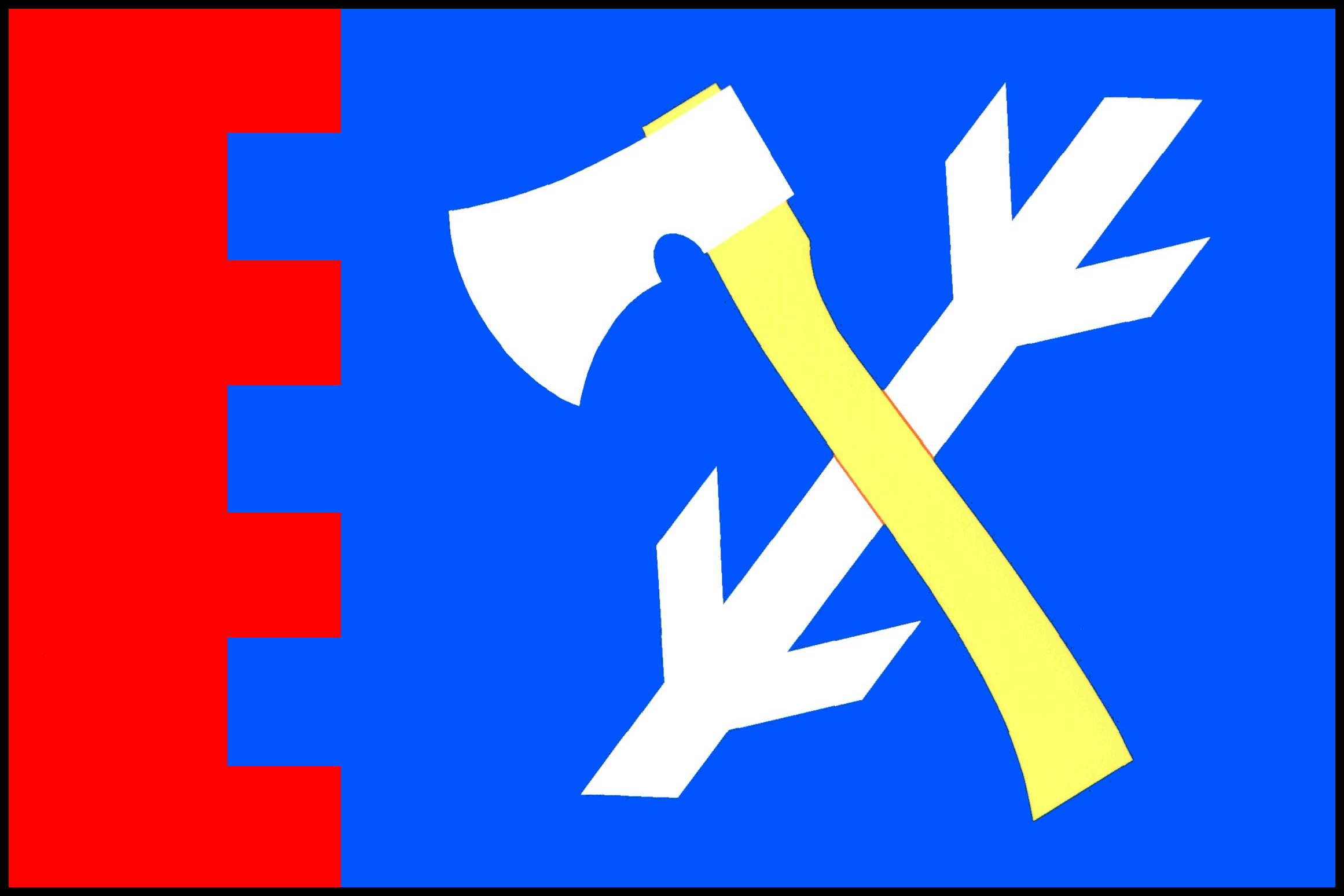 Flag of Kladruby, Plzeň Region
