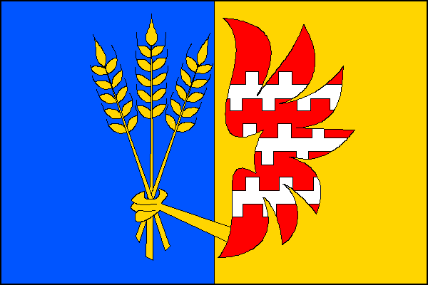 Flag of Klopotovice, Olomouc Region