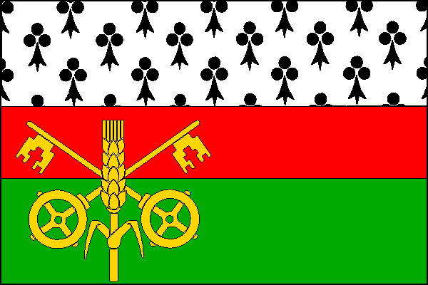 Flag of Kněževes, Central Bohemian Region