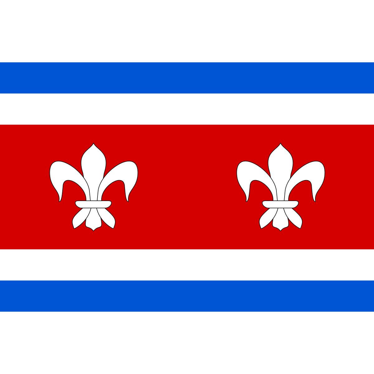 Flag of Knížkovice, Central Bohemian Region