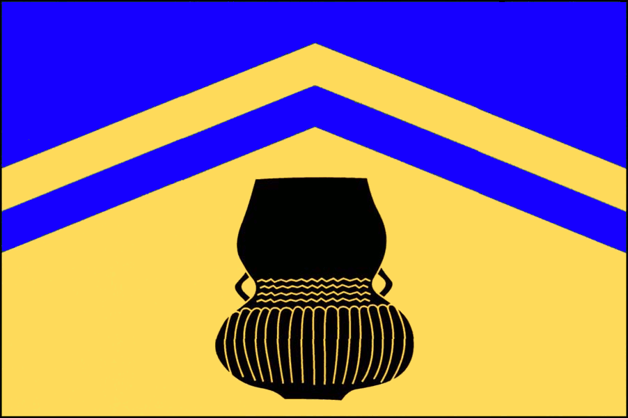 Flag of Knovíz, Central Bohemian Region
