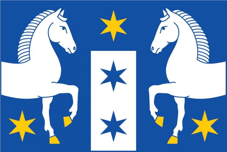 Flag of Kobylnice, Central Bohemian Region