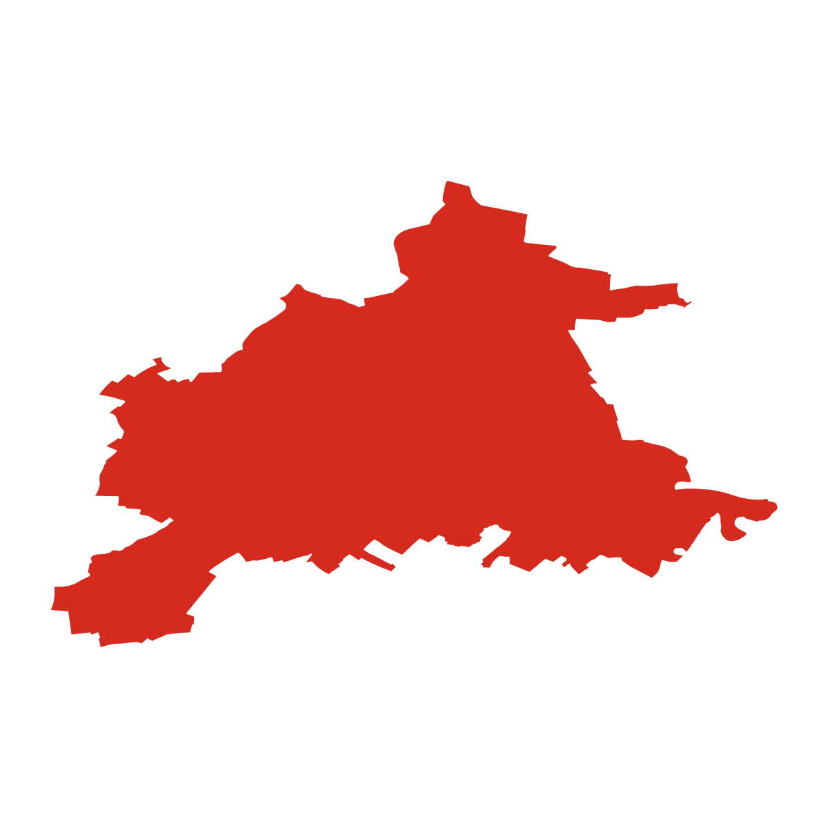 Kolín IV boundary map
