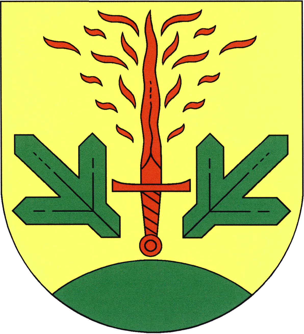 Znak obce Kolonie, kraj Ústecký kraj