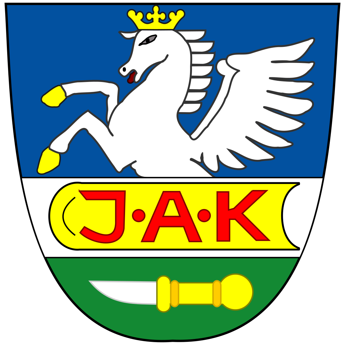 Coat of arms of Komňa, Zlín Region