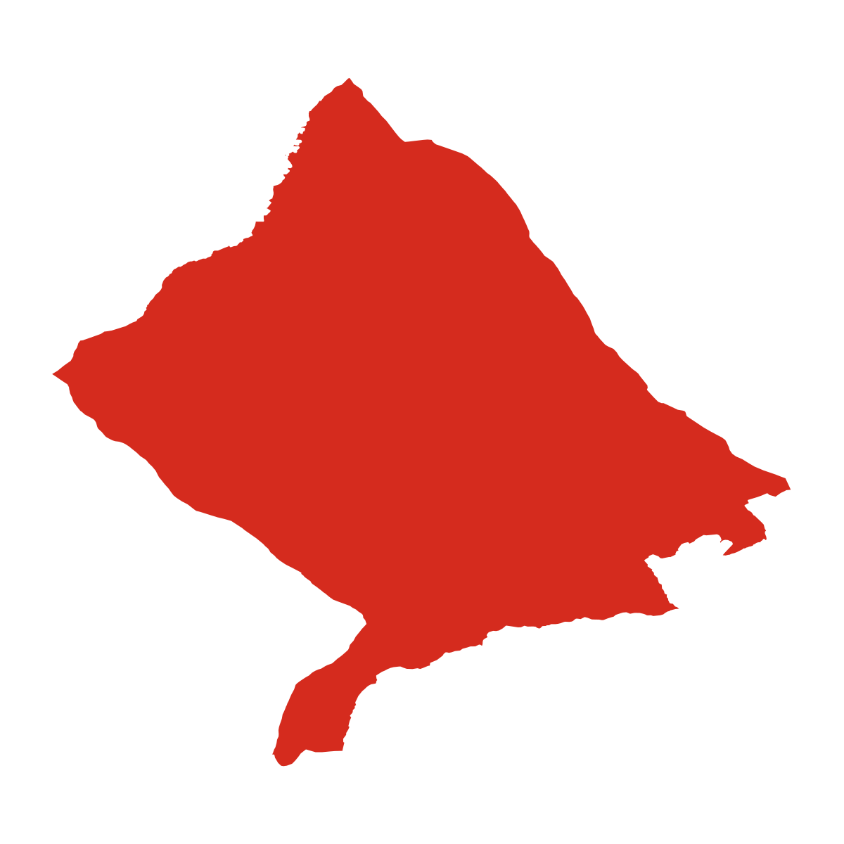 Komňa boundary map