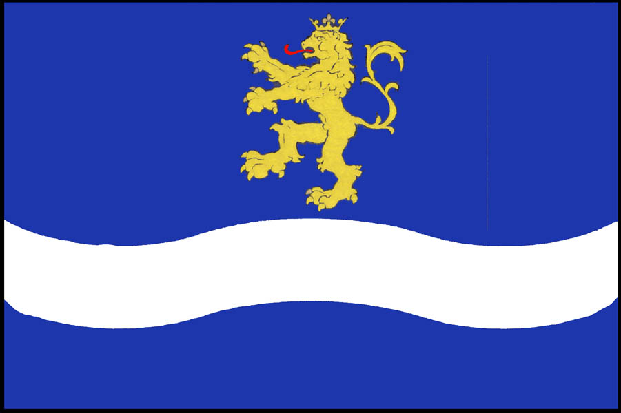Flag of Komorní Hrádek, Central Bohemian Region