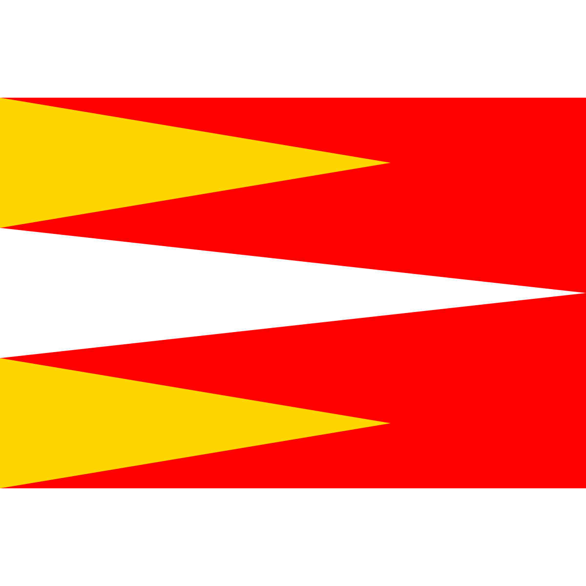 Flag of Kopeček, Hradec Králové Region