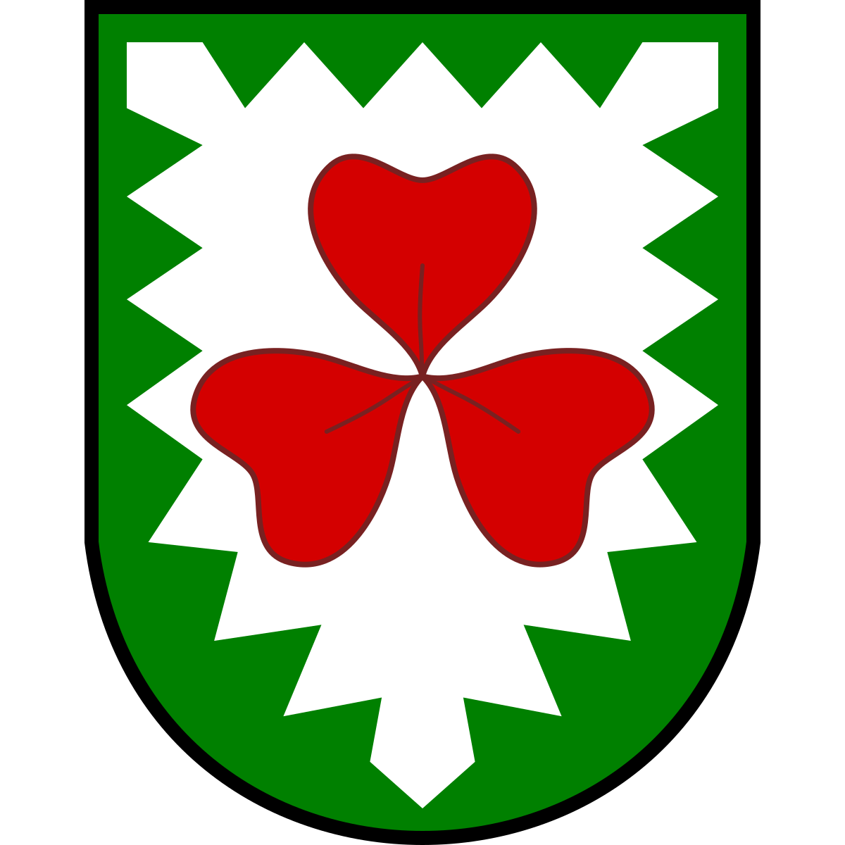 Coat of arms of Kopřivná, Olomouc Region