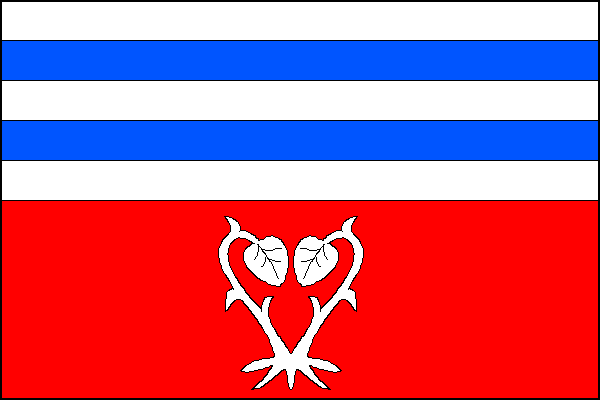 Vlajka obce Kořensko, kraj Jihočeský kraj
