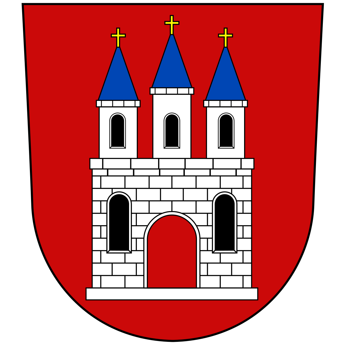 Coat of arms of Kostelec na Hané, Olomouc Region