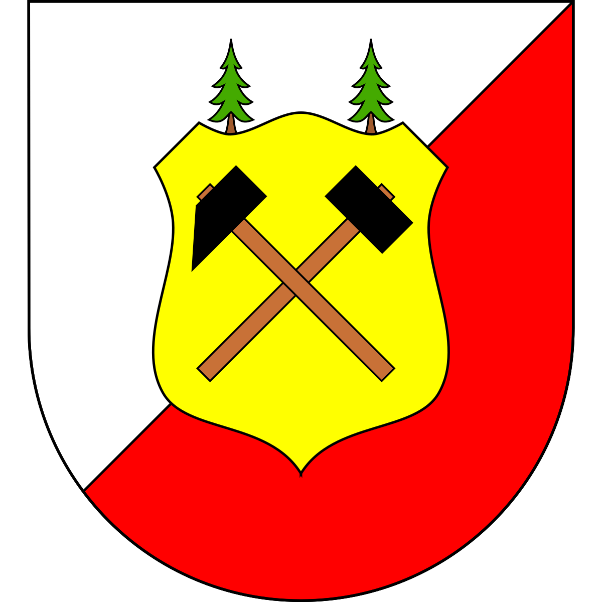 Znak obce Kotelské Domky, kraj Královéhradecký kraj