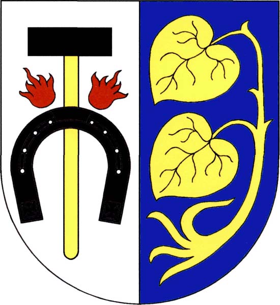 Coat of arms of Kovanice, Central Bohemian Region