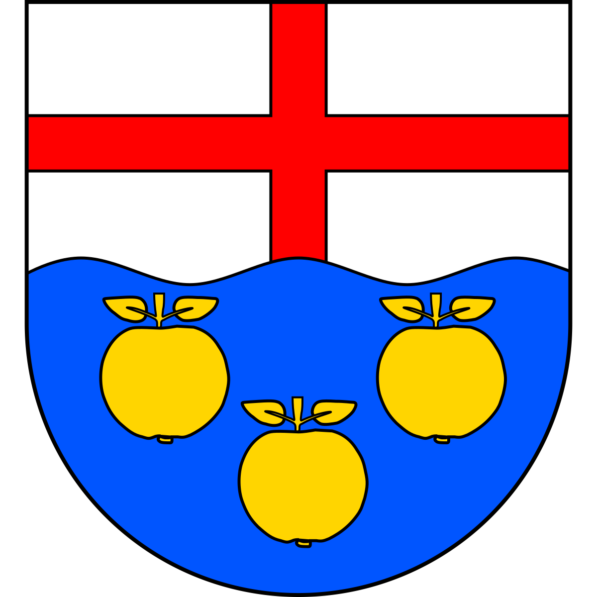 Coat of arms of Kozárovice, Central Bohemian Region