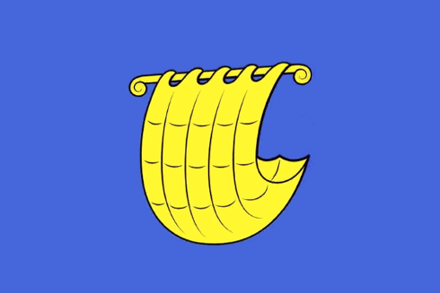 Flag of Kozmice, South Bohemian Region
