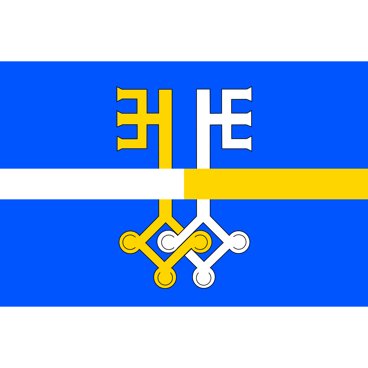 Flag of Krahulov, Vysočina Region