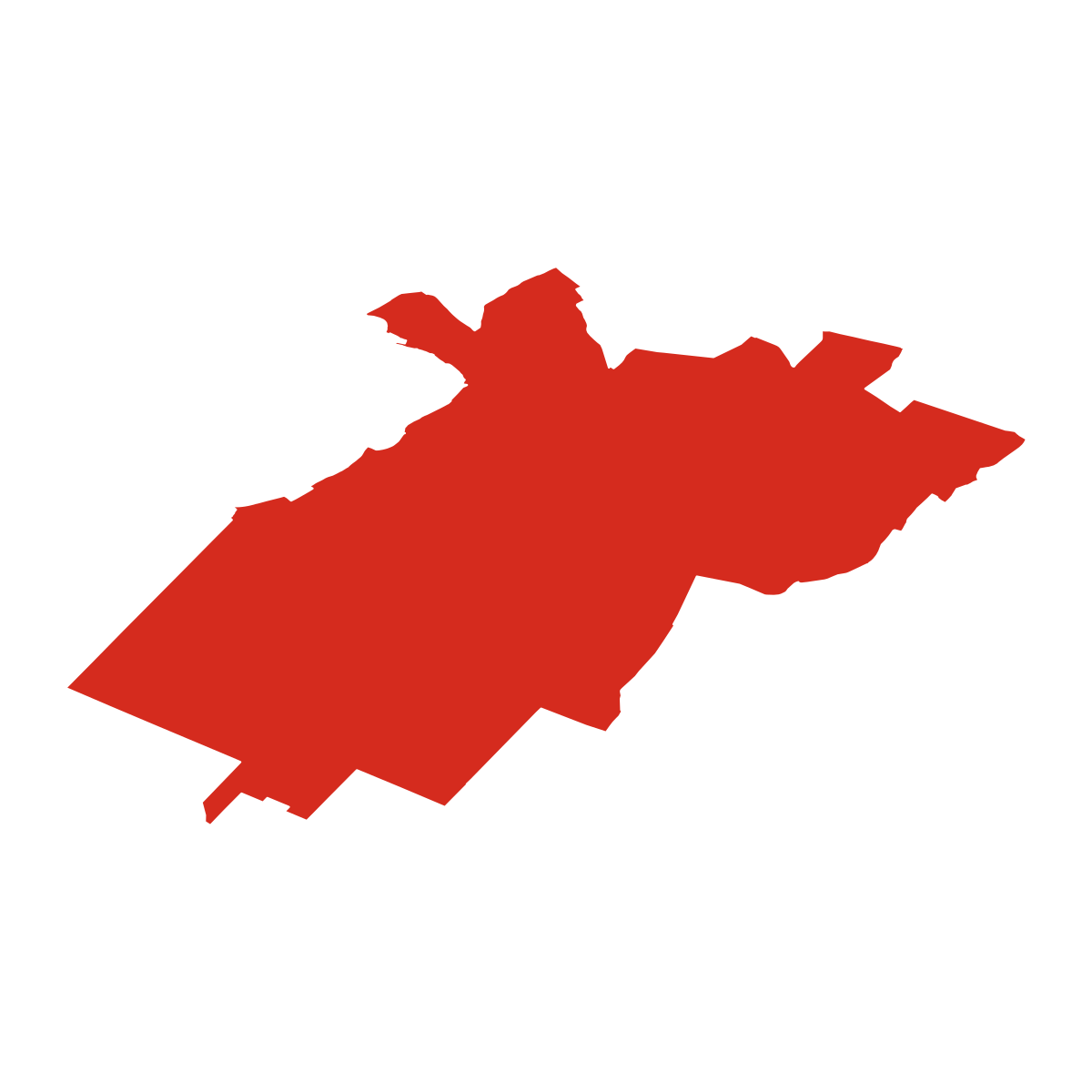 Králová boundary map