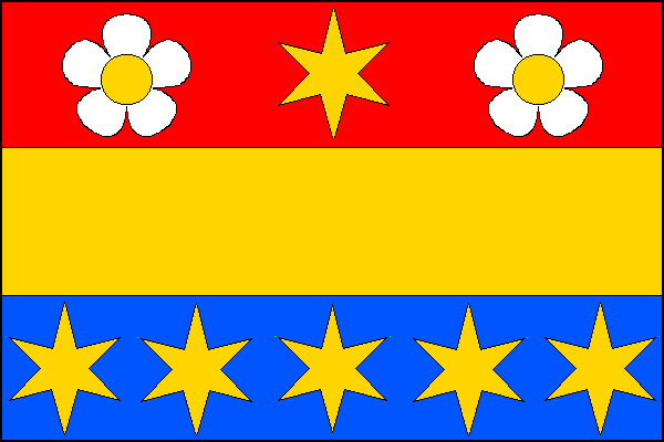 Flag of Královice, Central Bohemian Region