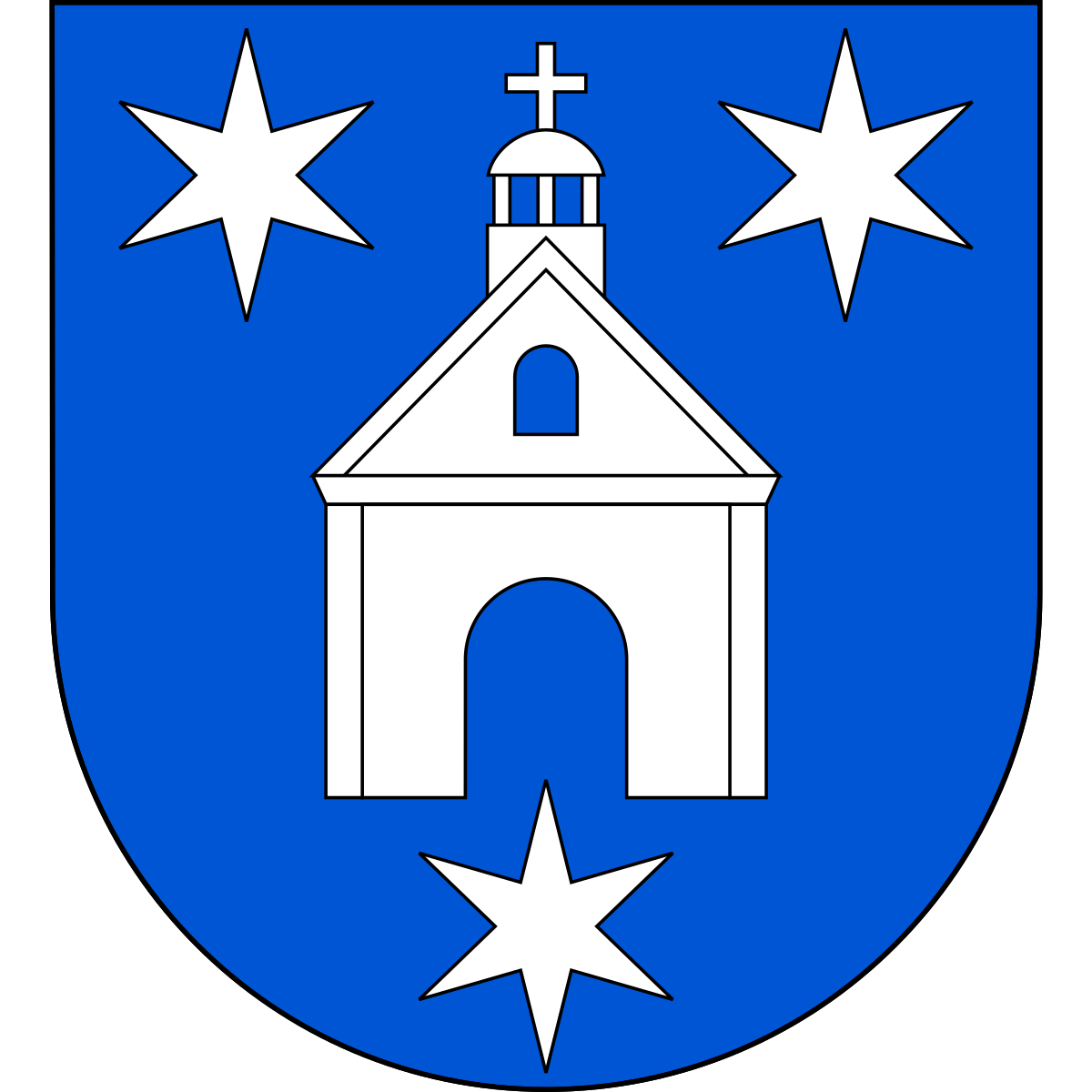 Coat of arms of Kramolna, Hradec Králové Region