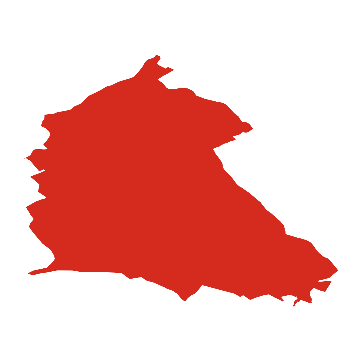 Kramolna boundary map