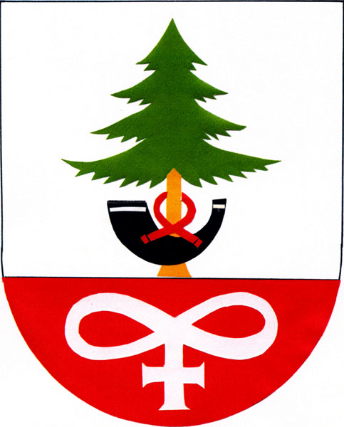 Coat of arms of Krásná Lípa, Karlovy Vary Region