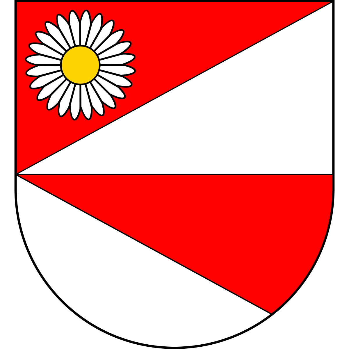 Coat of arms of Krásná, Karlovy Vary Region