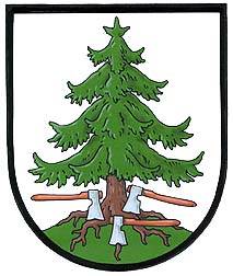 Coat of arms of Krásné, Karlovy Vary Region