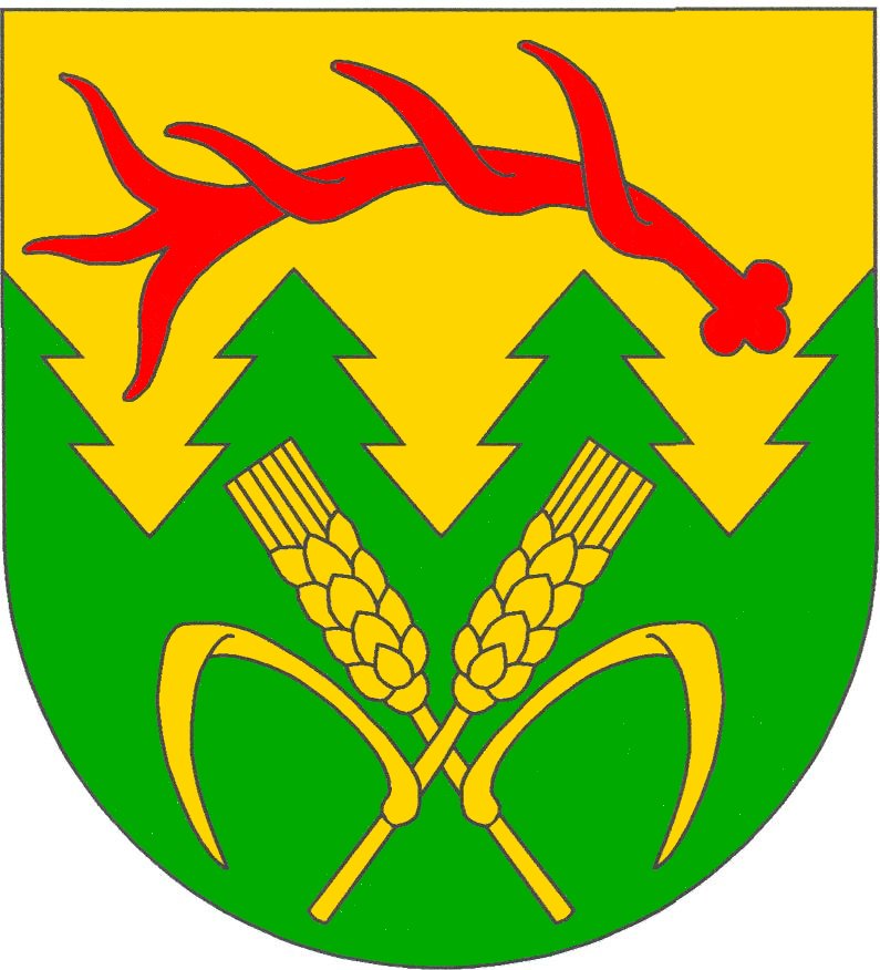 Coat of arms of Krásný Les, Liberec Region