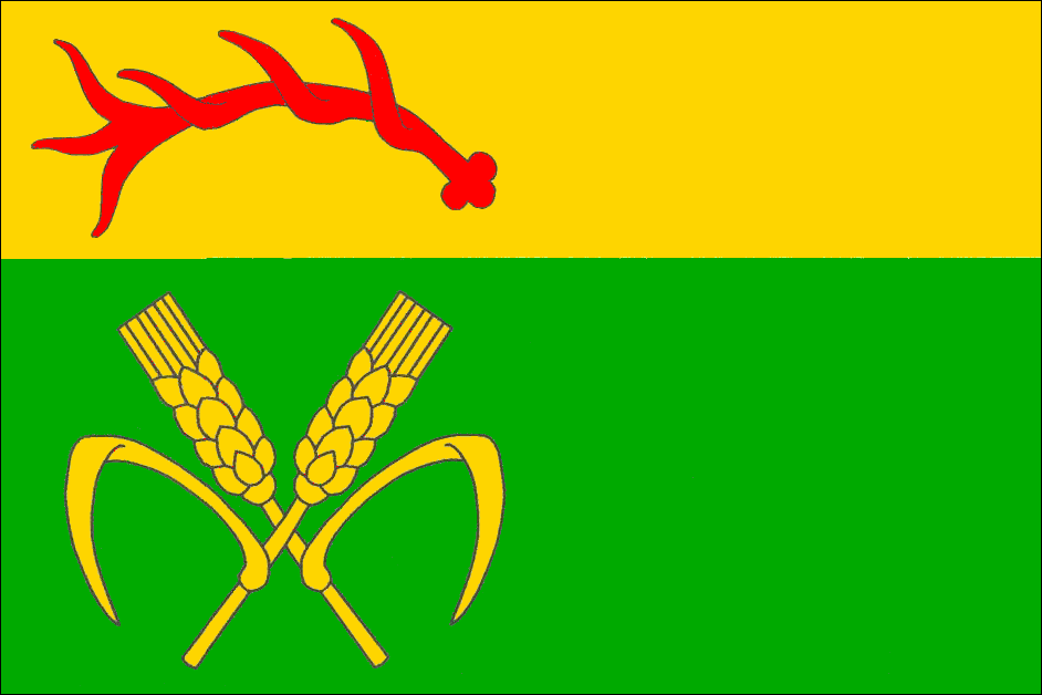 Flag of Krásný Les, Liberec Region