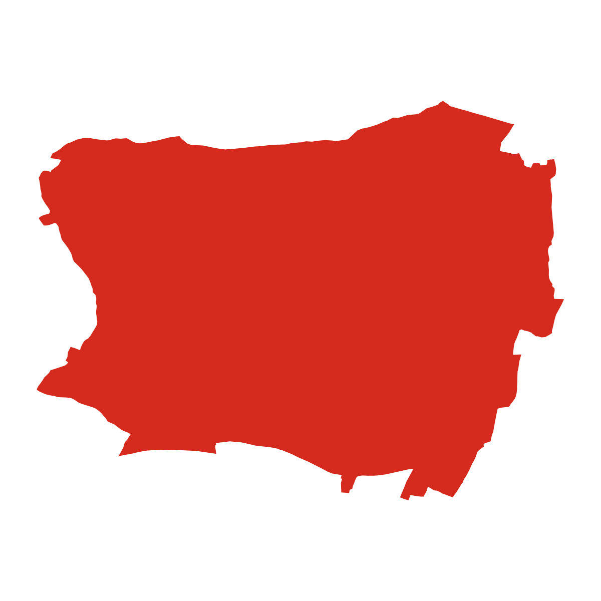 Kravaře boundary map
