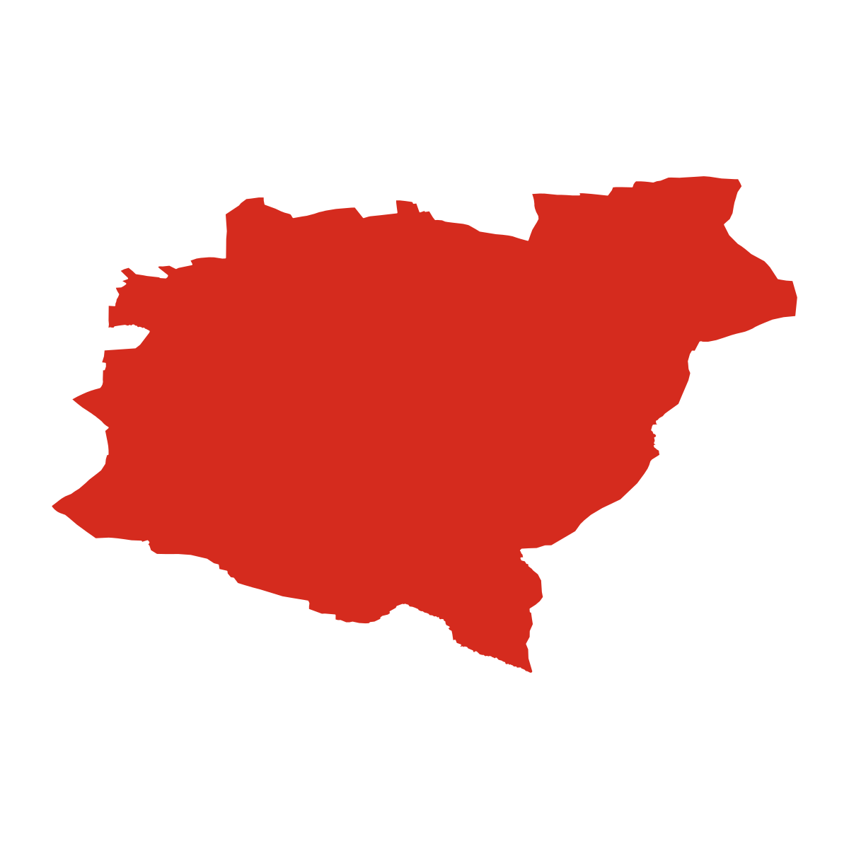 Křeč boundary map