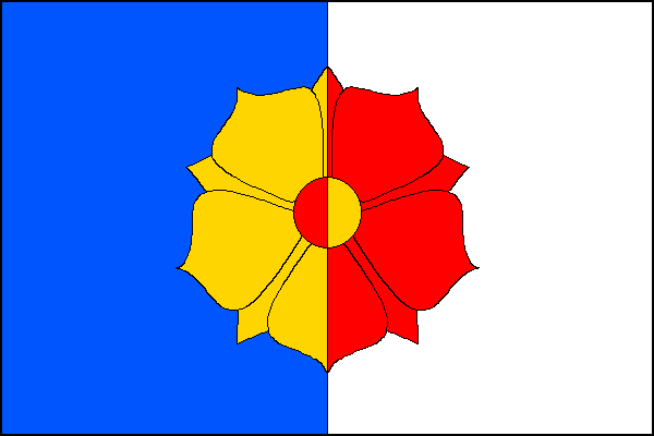Flag of Křeč, Vysočina Region