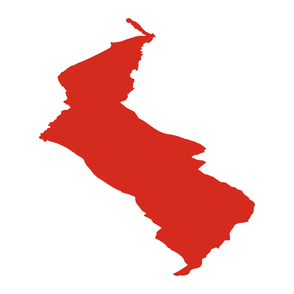 Křekov boundary map