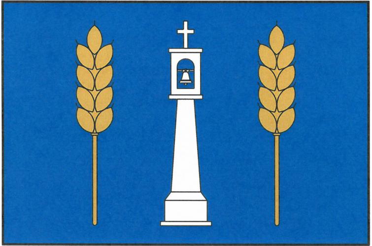 Flag of Křenice, Central Bohemian Region