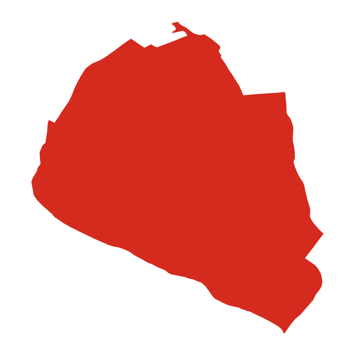 Křepice boundary map