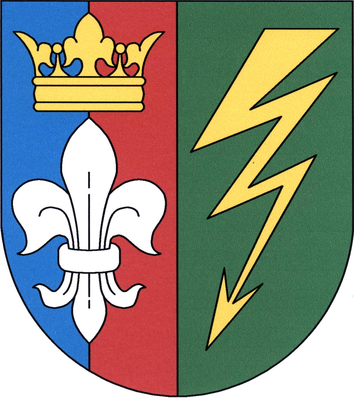 Coat of arms of Křivenice, Central Bohemian Region