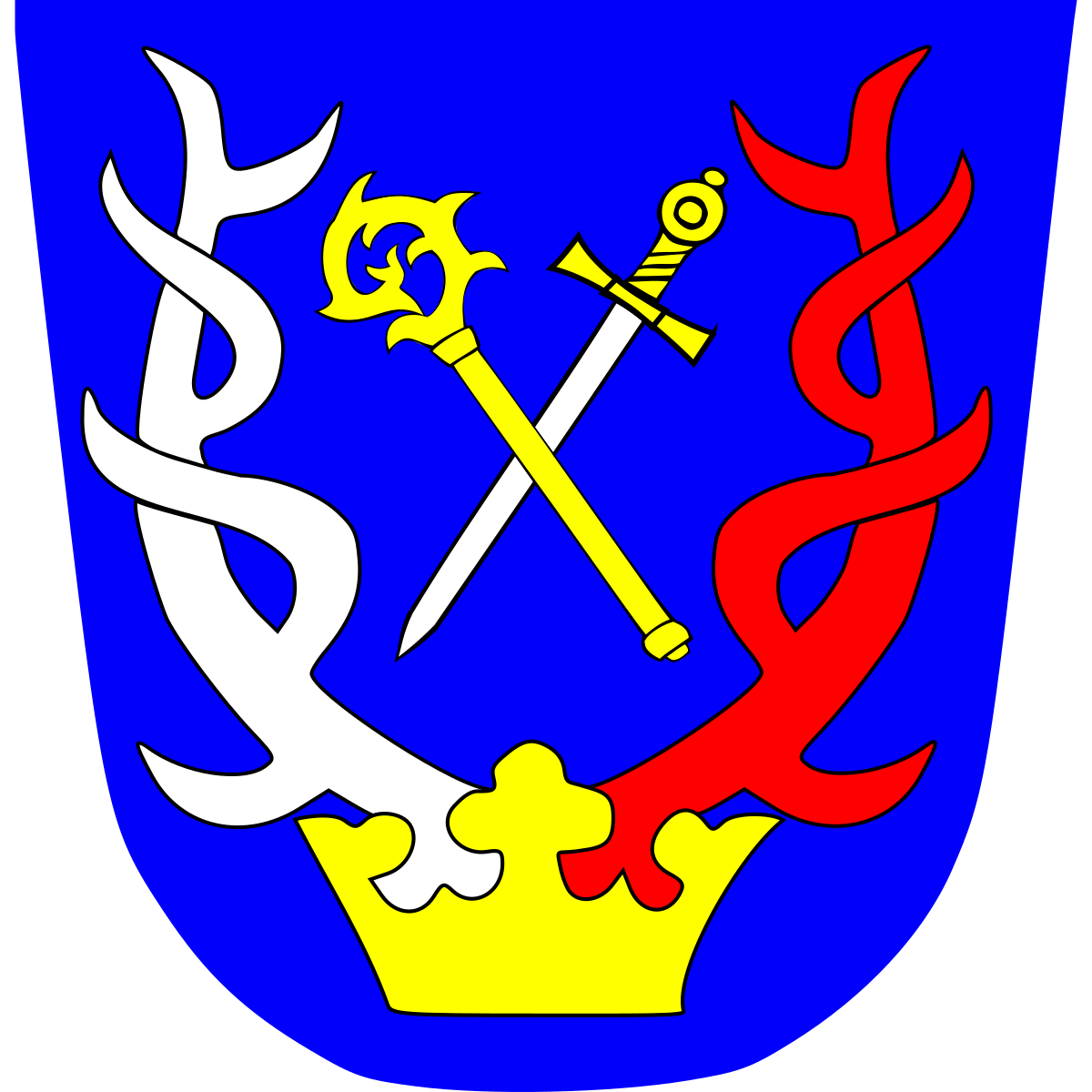 Coat of arms of Křižany, Liberec Region