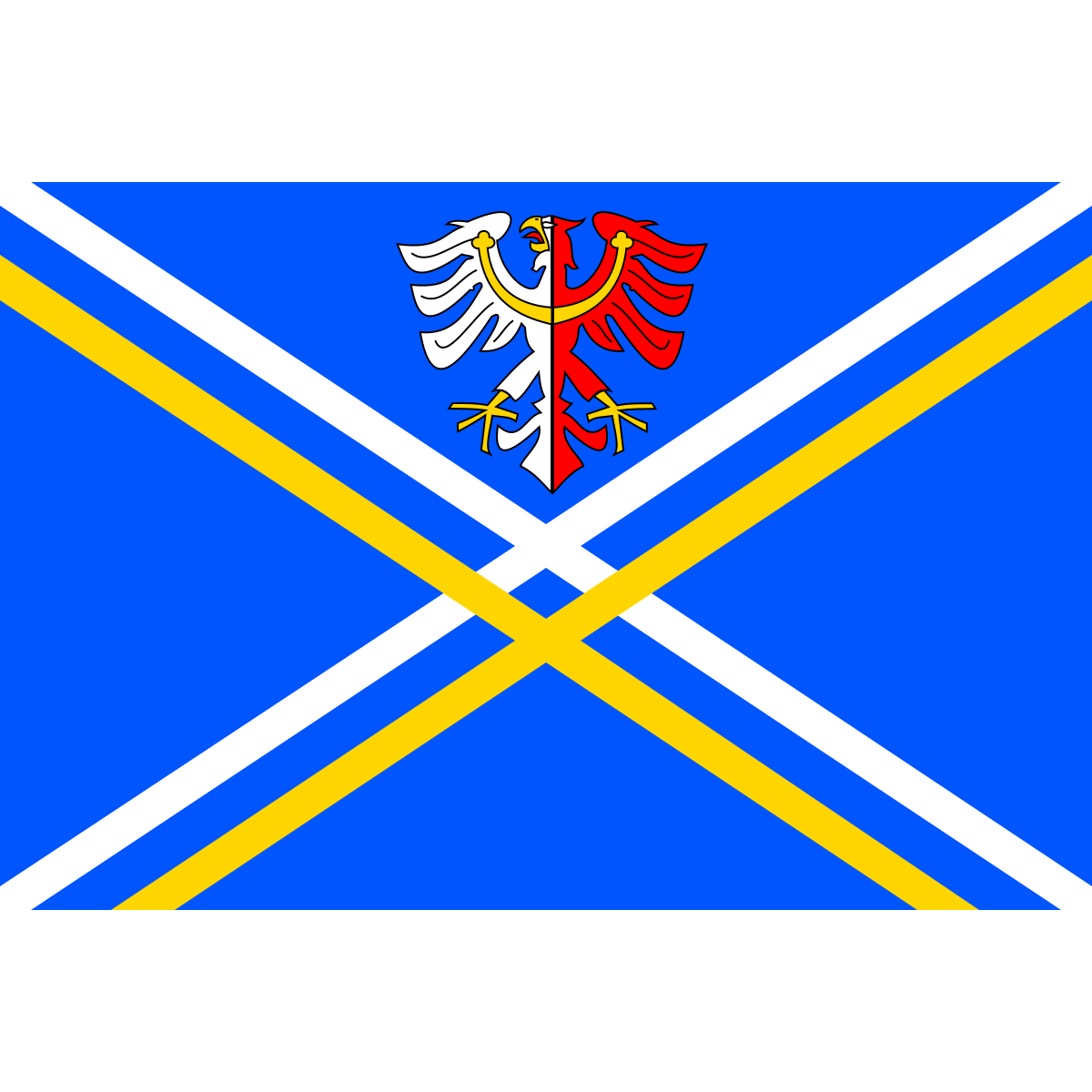 Flag of Krnčice, Vysočina Region