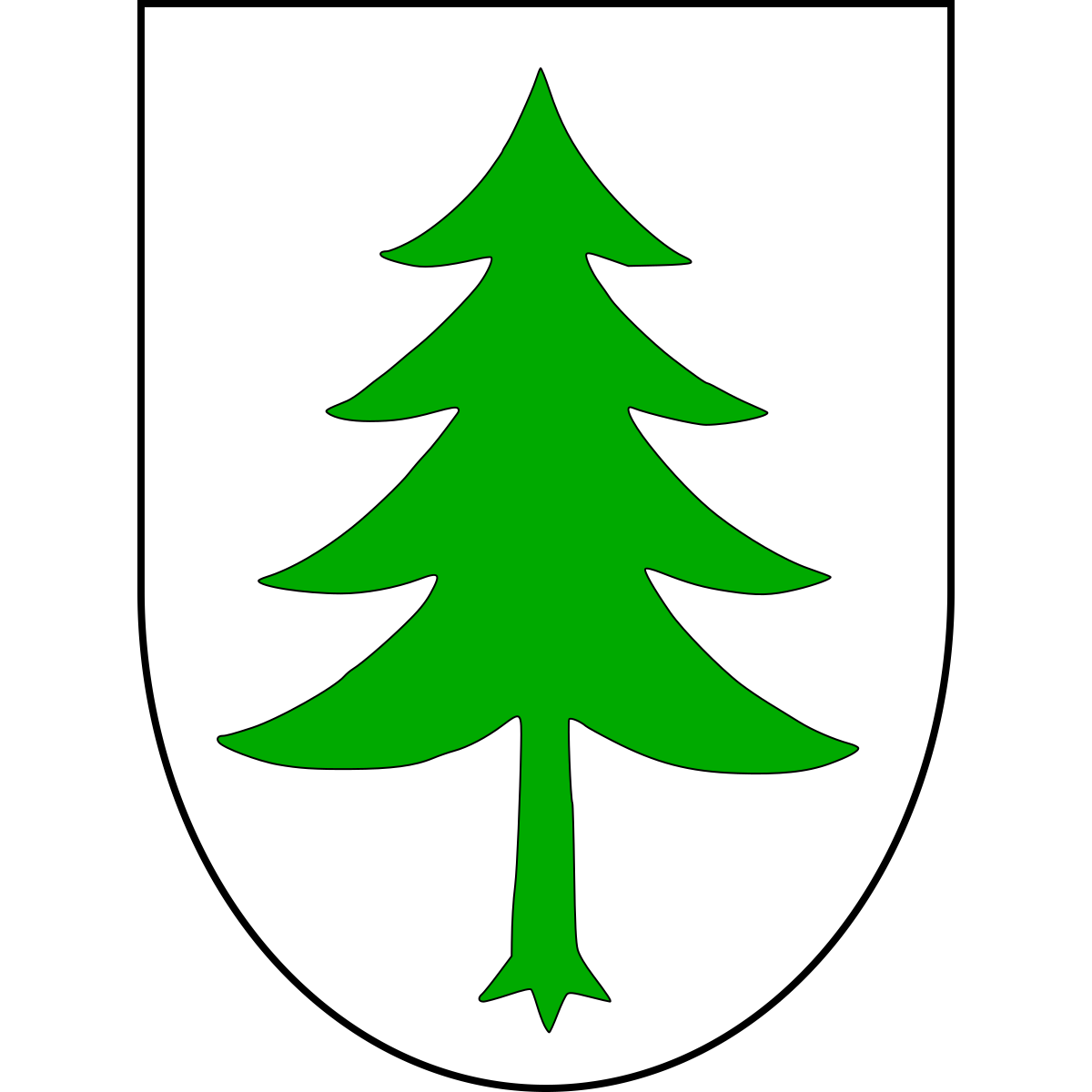 Coat of arms of Křtiny, South Moravian Region